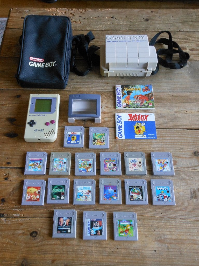 Nintendo Game Boy met spellen, Spelcomputers en Games, Spelcomputers | Nintendo Game Boy, Ophalen of Verzenden, Gebruikt, Game Boy Classic