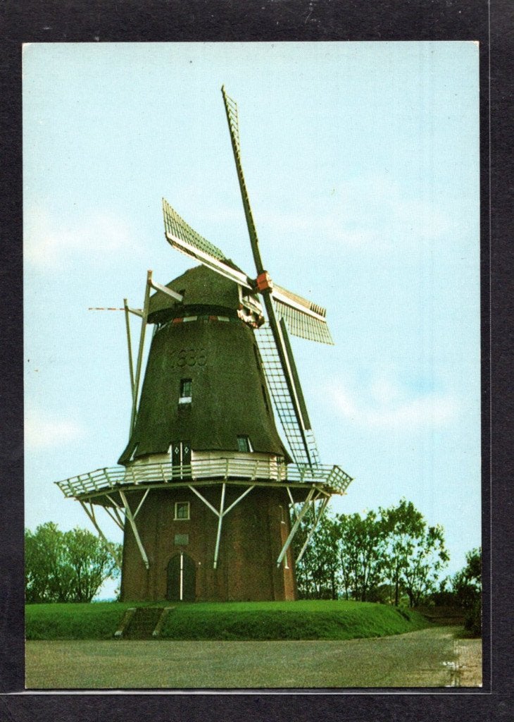 molen; Koren- en Pelmolen Ropta te Metslawier., Ophalen of Verzenden, 1980 tot heden, Ongelopen, Friesland