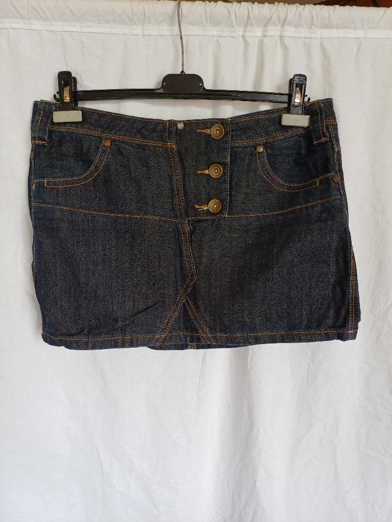 Mini spijkerrok Mt 40 Merk Il'Dolce, Kleding | Dames, Rokken, Maat 38/40 (M), Blauw, ., Ophalen of Verzenden