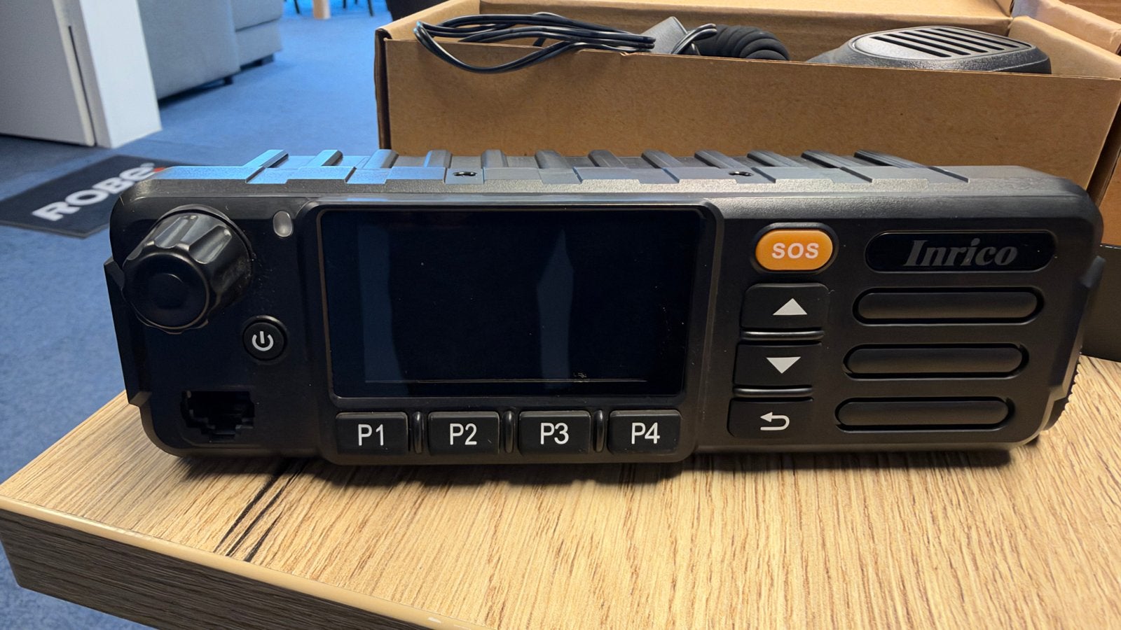 Inrico TM7 basis post met Zello - Compleet en Werkend, Telecommunicatie, Ophalen of Verzenden, Zo goed als nieuw, 15 km of meer