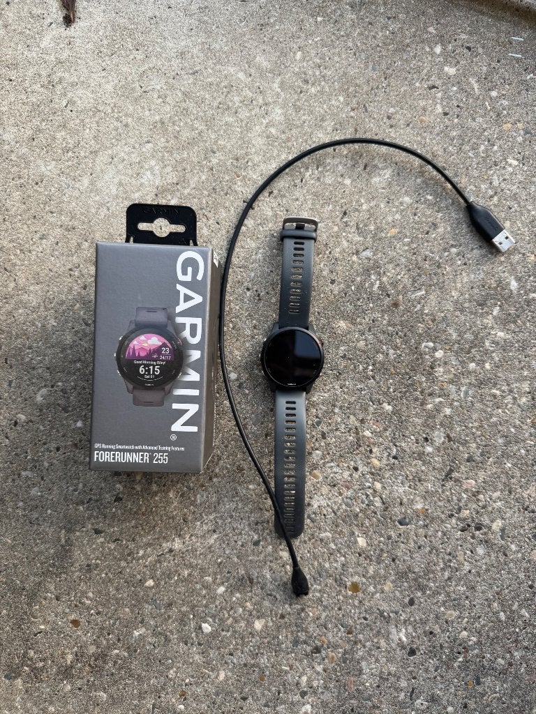 Garmin forerunner 255, Sieraden, Tassen en Uiterlijk, Sporthorloges, Zwart, Ophalen of Verzenden, Zo goed als nieuw, Waterdicht