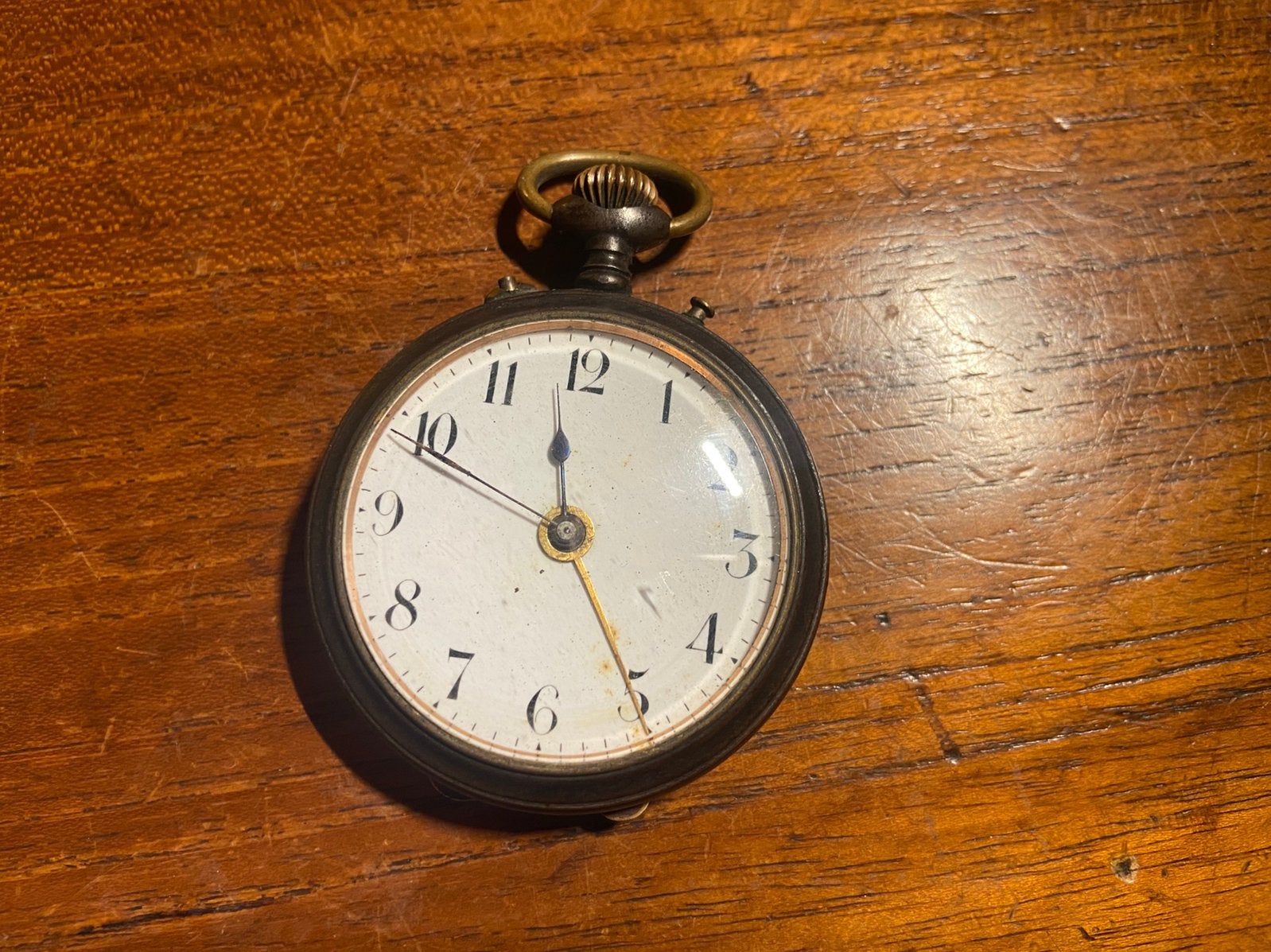 Oude Zakhorloge Swiss, Overige merken, Zakhorloge, Staal, Ophalen of Verzenden