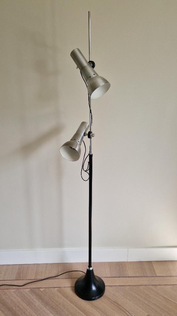 Vintage Italiaans design vloerlamp, 2 spots, Formanova 1970s, Ophalen, Gebruikt, Vintage, Italiaans modern, 1970s, Metaal