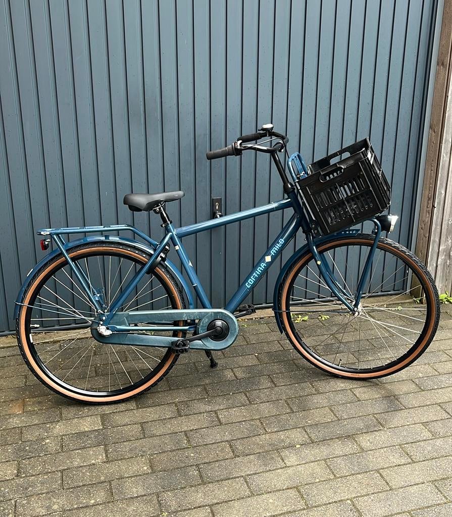 Cortina Milo heren transportfiets 3V frame 51, Terugtraprem, Gebruikt, Versnellingen, 49 tot 53 cm