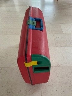 koffer, Sieraden, Tassen en Uiterlijk, Koffers, Gebruikt, Hard kunststof, Minder dan 35 cm, Ophalen
