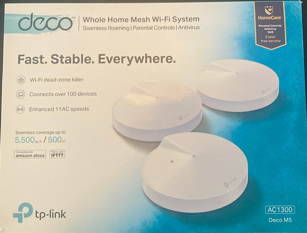 Deco wifi mesh systeem, Computers en Software, WiFi-versterkers, Verzenden, Zo goed als nieuw