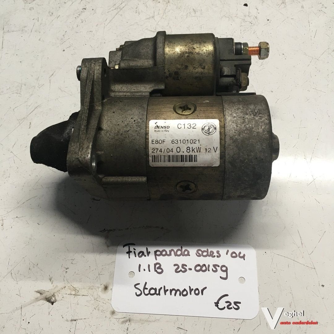Fiat Panda 5drs 1.1 B 2004 2500159    Startmotor, Auto-onderdelen, Motor en Toebehoren, Gebruikt, -, -, Ophalen of Verzenden