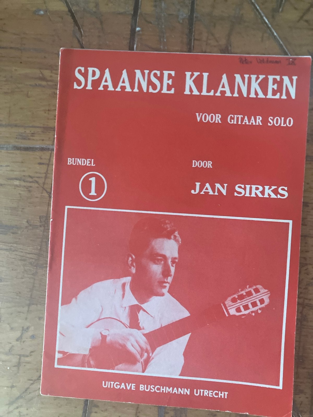 Spaanse Klanken voor Gitaar Solo - Bundel 1 (Jan Sirks), Wereldmuziek, Les of Cursus, Ophalen of Verzenden, Gitaar