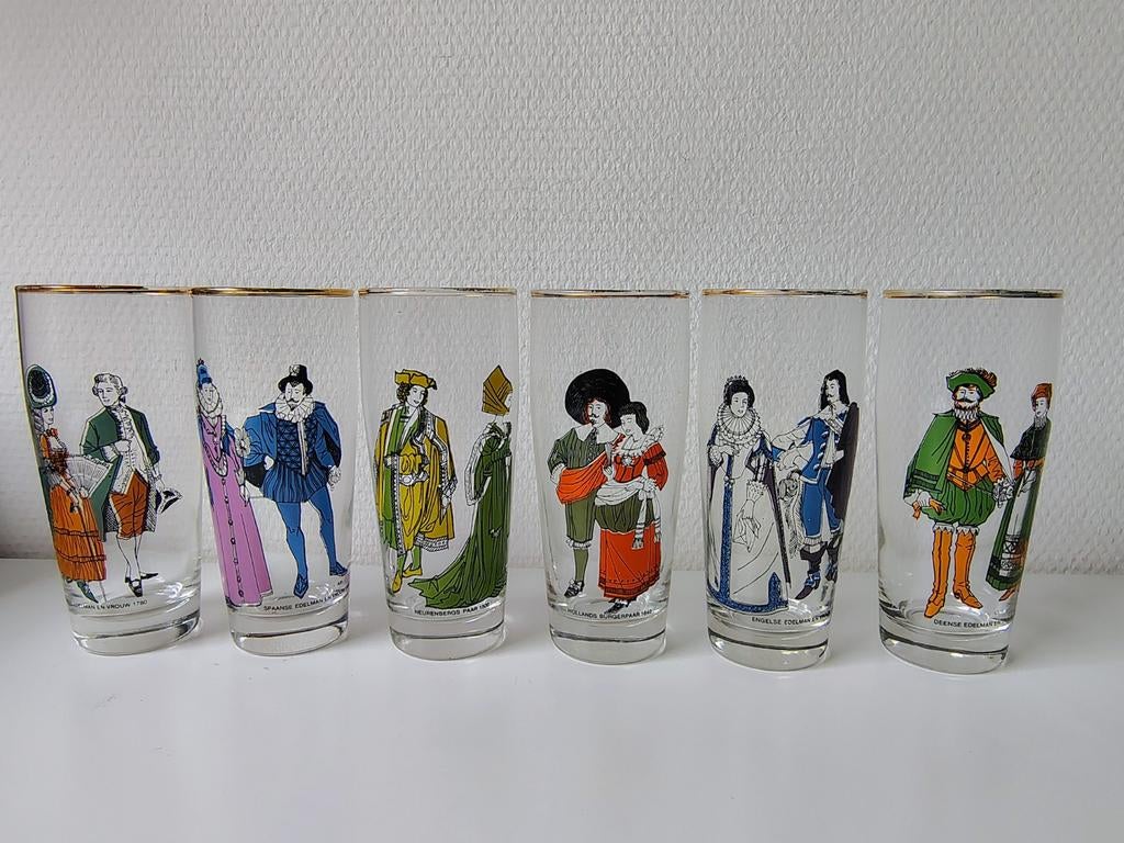 Vintage (bier) glazen, Antiek en Kunst, Ophalen of Verzenden