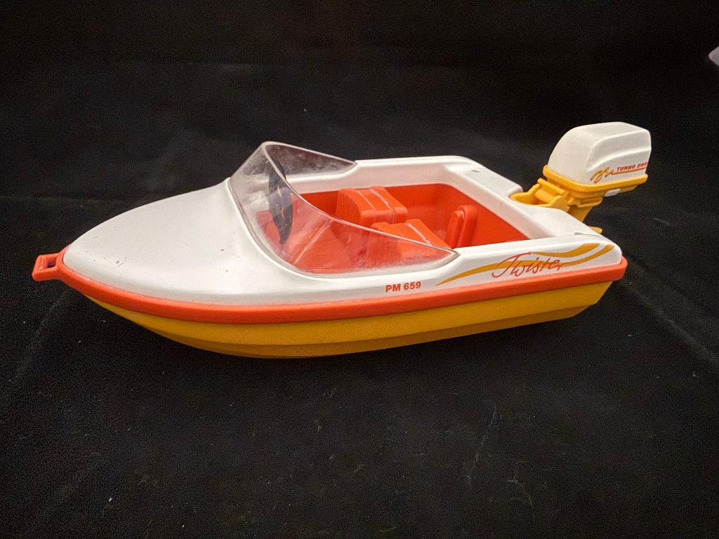 Playmobil PM 659 – Twister Speedboot, Ophalen of Verzenden, Zo goed als nieuw, Los playmobil