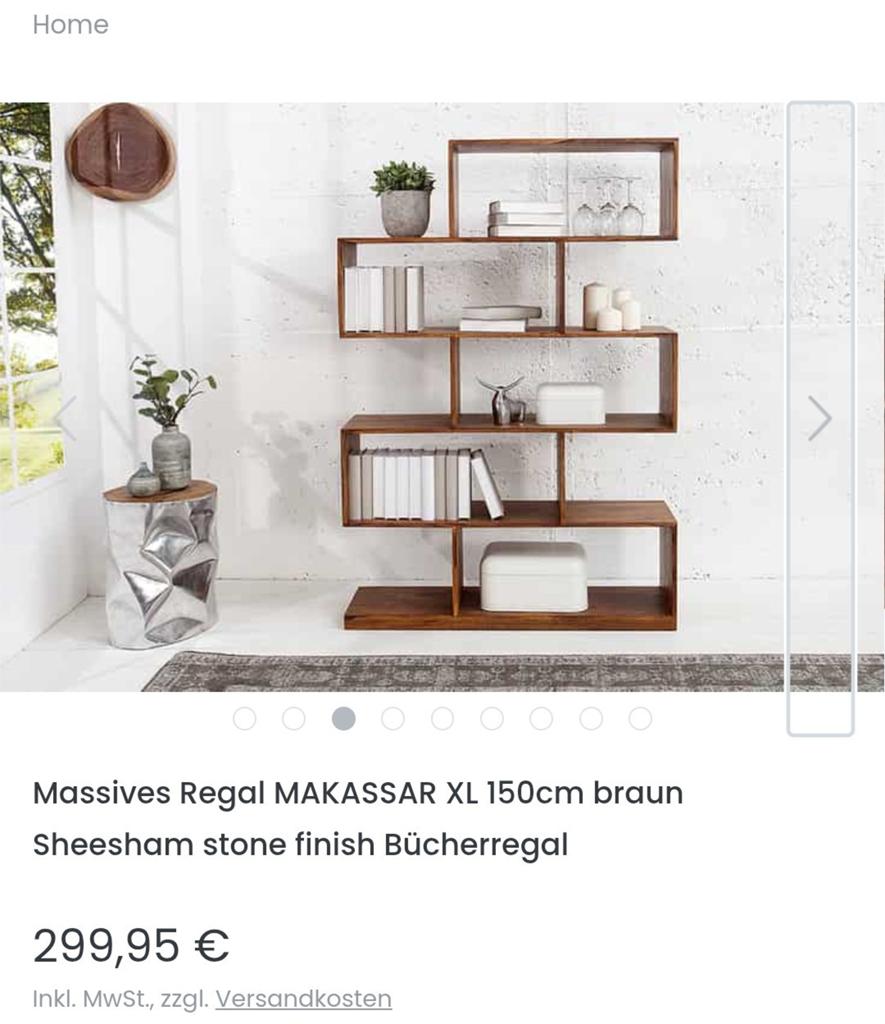 Massief Sheesham Houten Woonkamer Set, Ophalen
