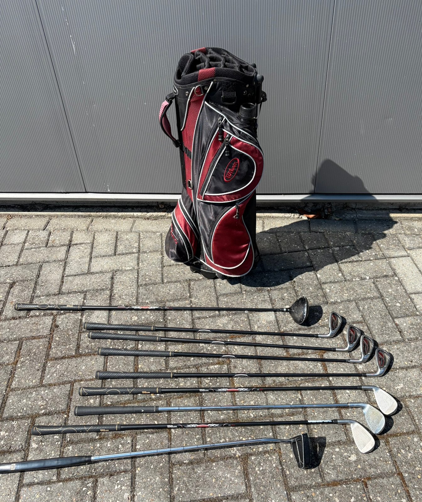 Wilson Deep Red Golfset, Ophalen, Zo goed als nieuw, Set