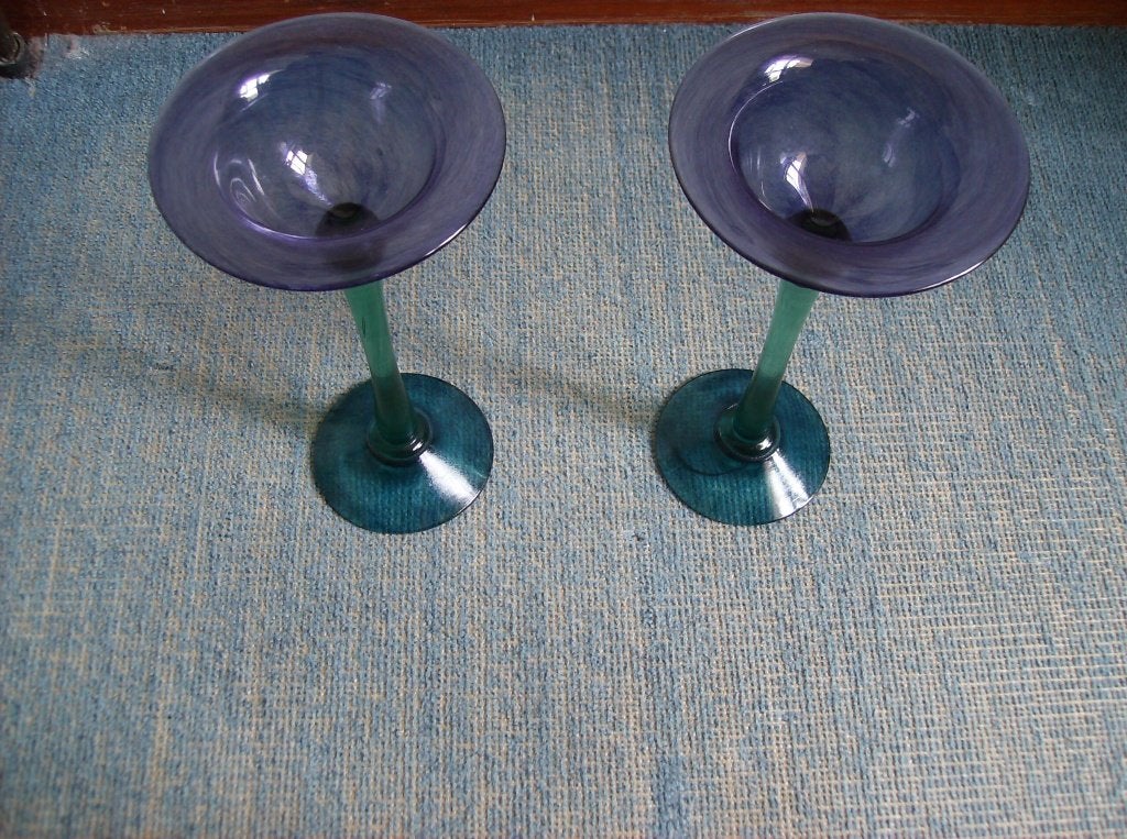 GLAZEN , MOND GEBLAZEN, PONTILMERK, DENEMAEKEN, Antiek en Kunst, Ophalen of Verzenden, Glas