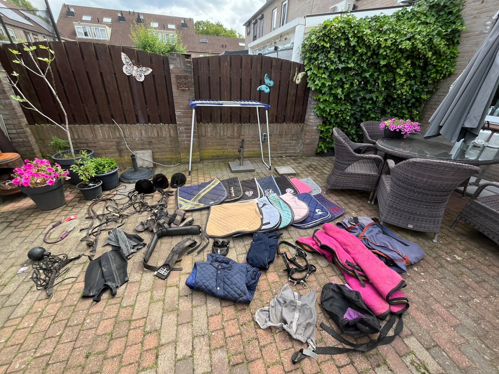 Partij paarden spullen, Ophalen, Gebruikt