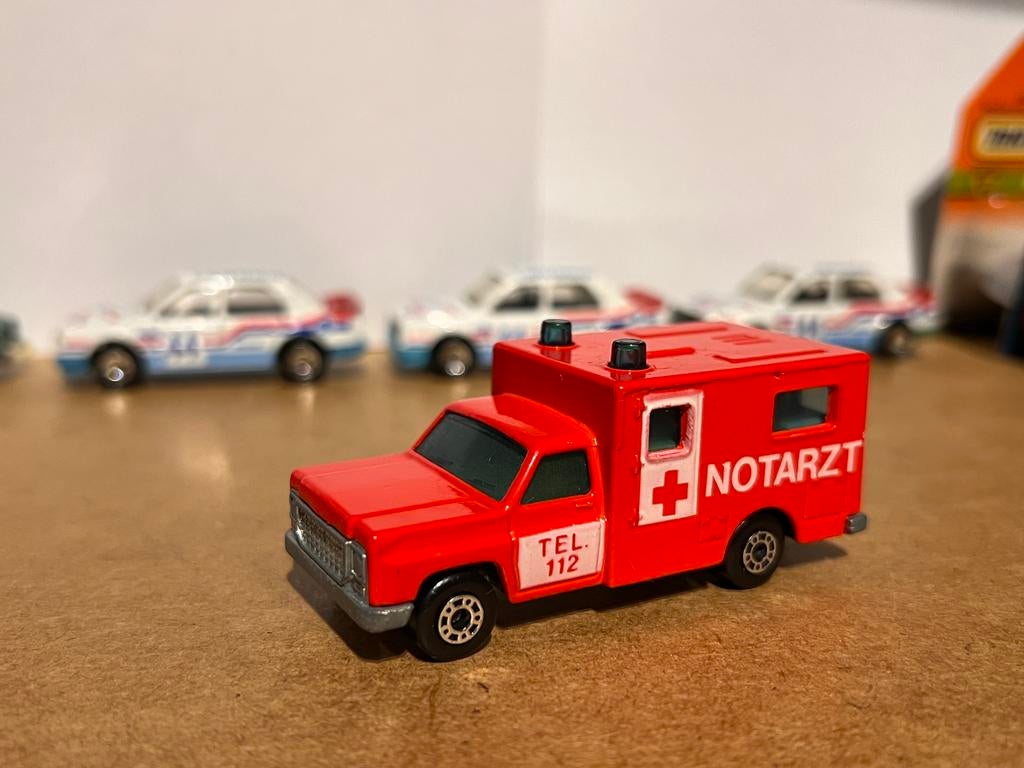 Matchbox superfast 41 Ambulance Notarzt, Ophalen of Verzenden, Zo goed als nieuw, Auto, Matchbox