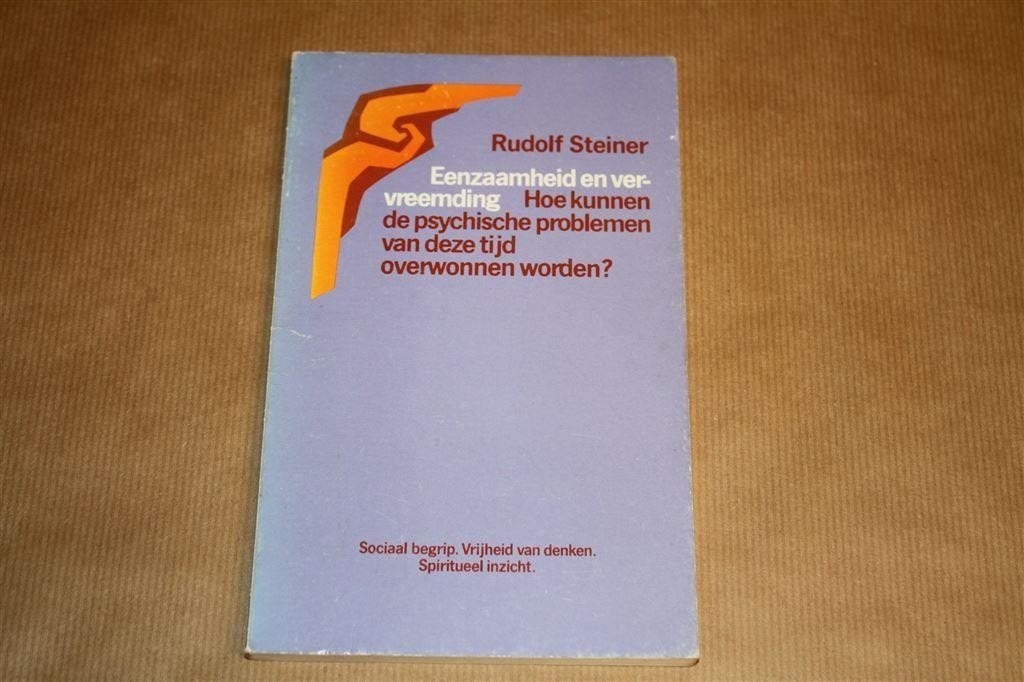 Rudolf Steiner. Eenzaamheid en vervreemding., Ophalen of Verzenden, Gelezen, Overige onderwerpen, Achtergrond en Informatie