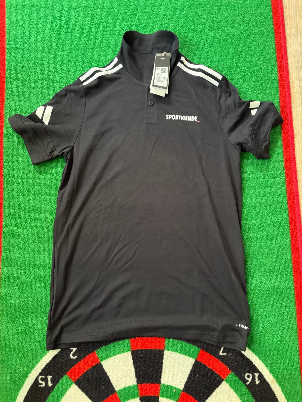 Adidas Sportkunde Polo maat M Nieuw met labels, Ophalen of Verzenden, Nieuw, Maat 48/50 (M), Zwart