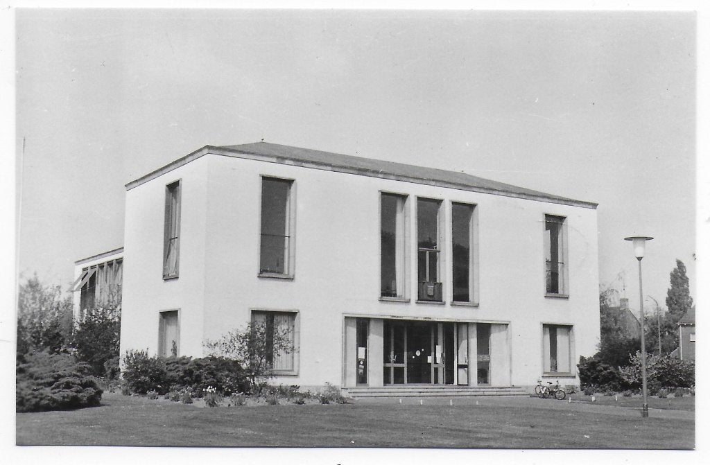 Schaesberg Gemeentehuis Ongelopen Ansichtkaart ( B6937 }, Verzamelen, Ophalen of Verzenden, 1940 tot 1960, Ongelopen