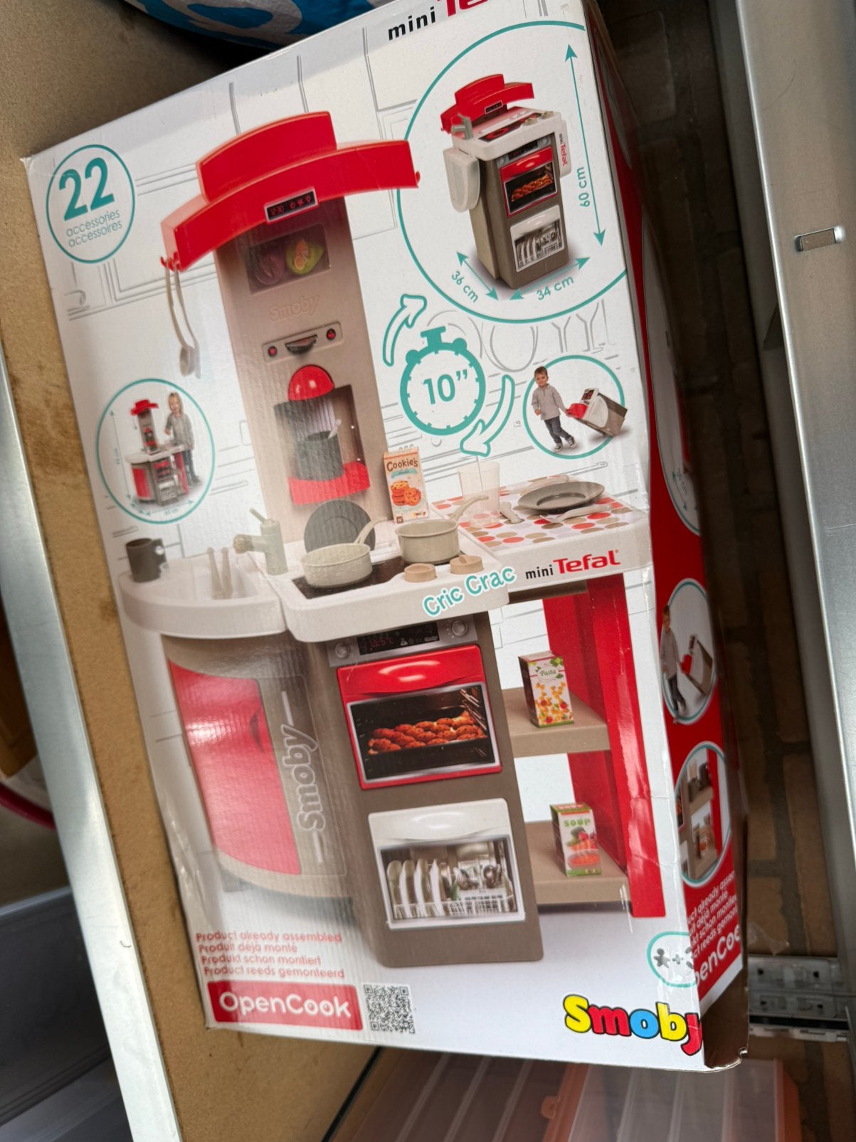 Smoby keuken tefal, Ophalen, Nieuw, Kunststof