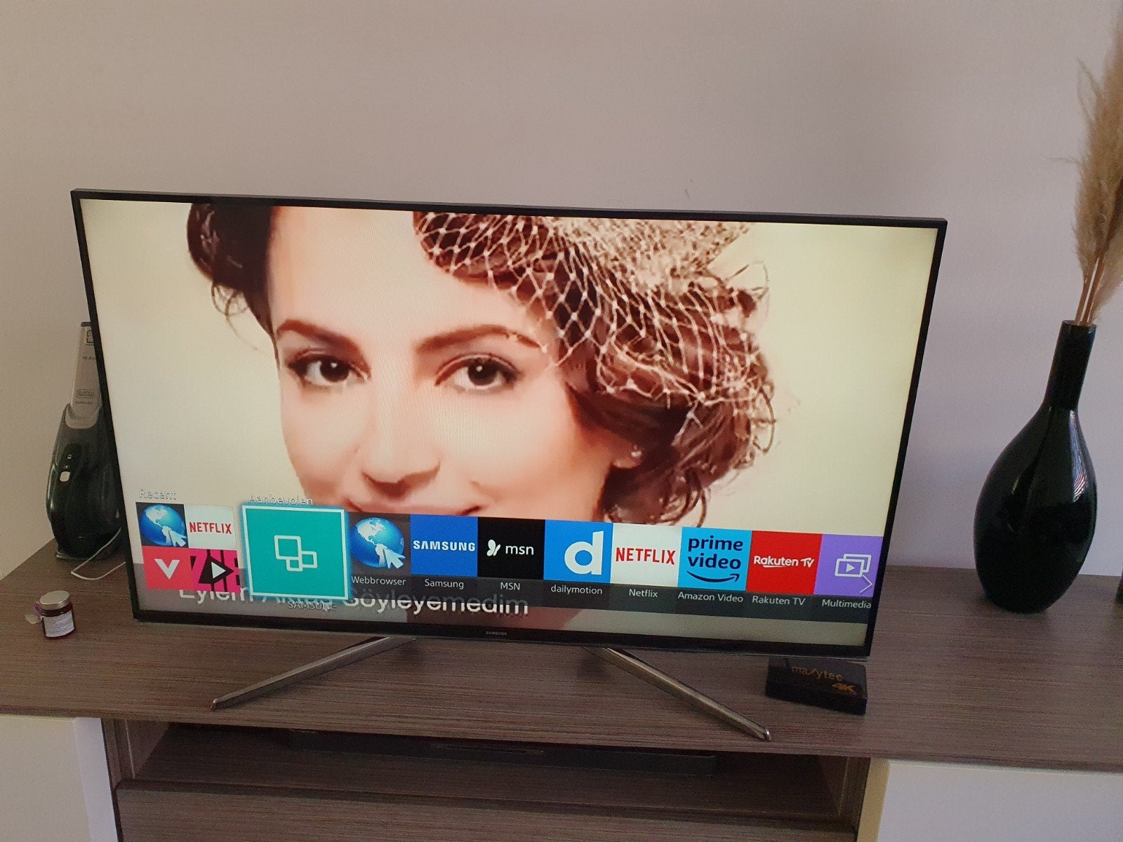 Samsung 50inch smart tv met draadloze wifi, 50 Hz, Ophalen of Verzenden, Zo goed als nieuw, Samsung
