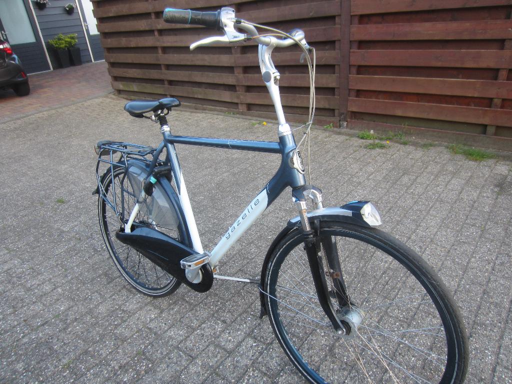 gazelle montreux ltd herenfiets g.o.h, Fietsen en Brommers, Fietsen | Heren | Herenfietsen, Ophalen, Gebruikt, Versnellingen, 57 tot 61 cm