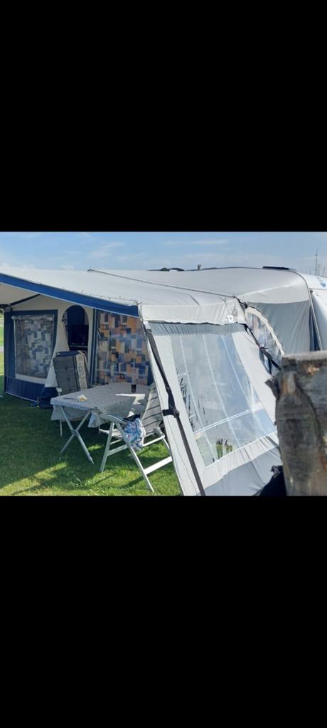 Voortent met aluminium stokken -maat 12, Ophalen, Gebruikt