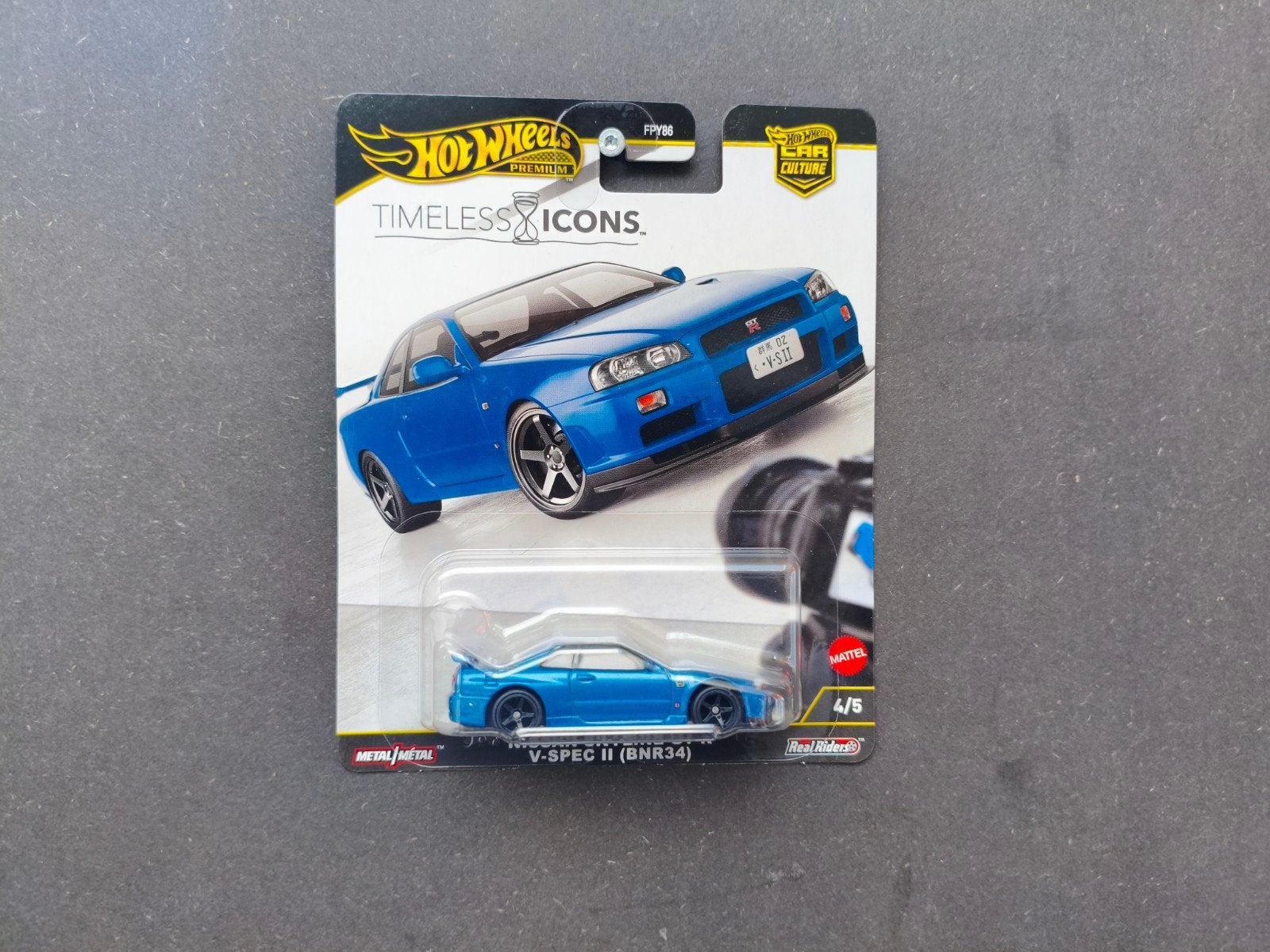 Hot Wheels Premium Nissan Skyline GT-R V-Spec II (BNR34), Ophalen of Verzenden, Nieuw, Auto