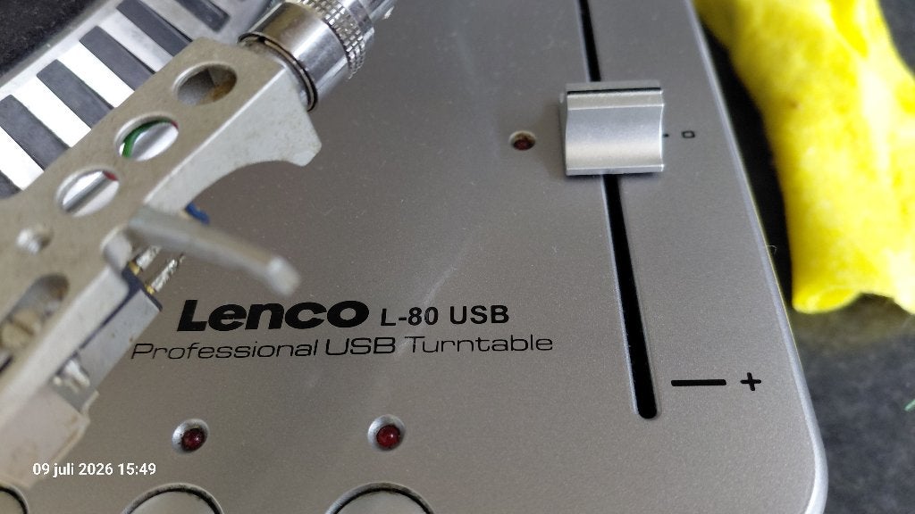 lenco  platenspeler  L-80 USB, Overige merken, Pitch-regelaar, Ophalen of Verzenden, Zo goed als nieuw
