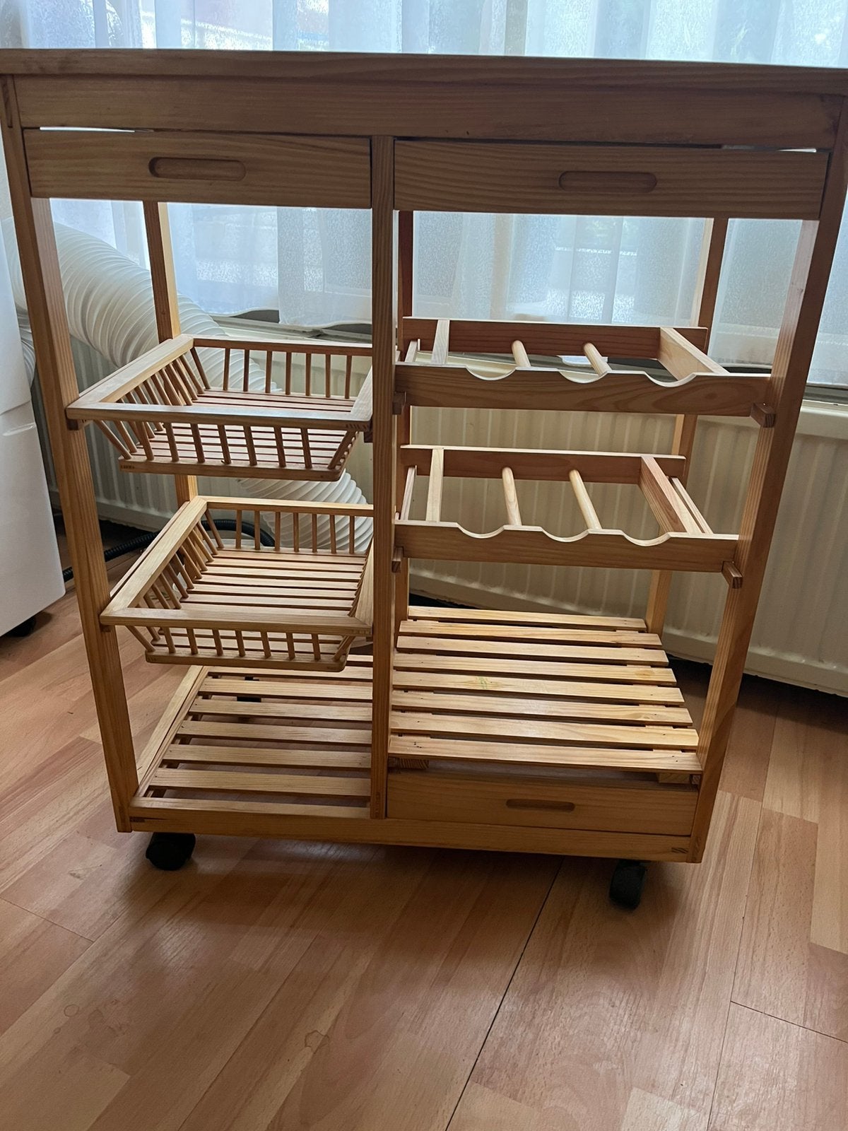 Keuken trolley op wieltjes, Ophalen, Zo goed als nieuw