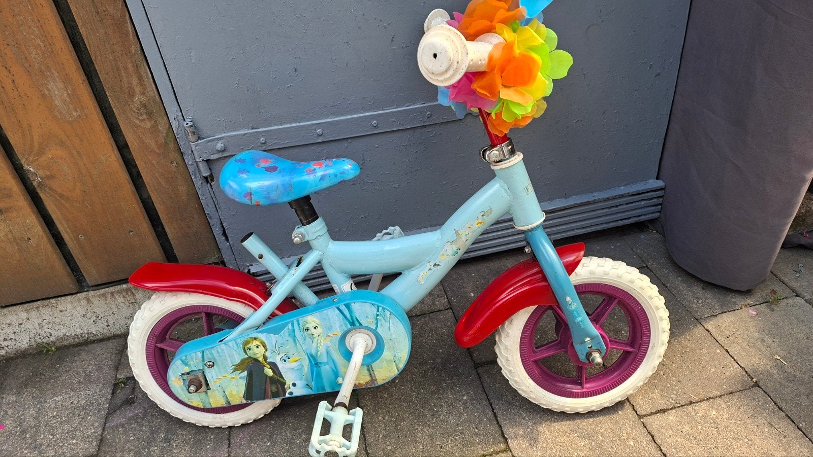 Fronzen kinderfiets 10 inch - rijklaar en roestvrij, Fietsen en Brommers, Fietsen | Kinderfietsjes, Ophalen, Terugtraprem, Franzen