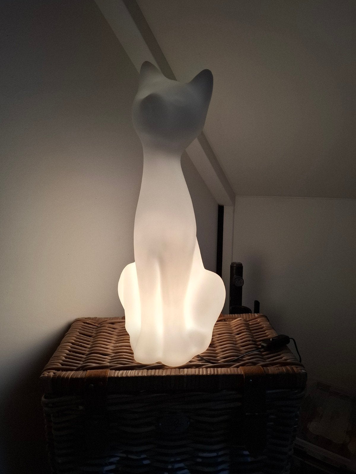 lamp kat, Wit, Ophalen of Verzenden, Kunststof