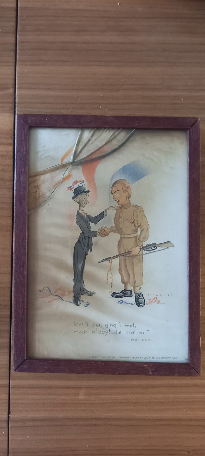 Spotprent uit WO2., Ophalen of Verzenden