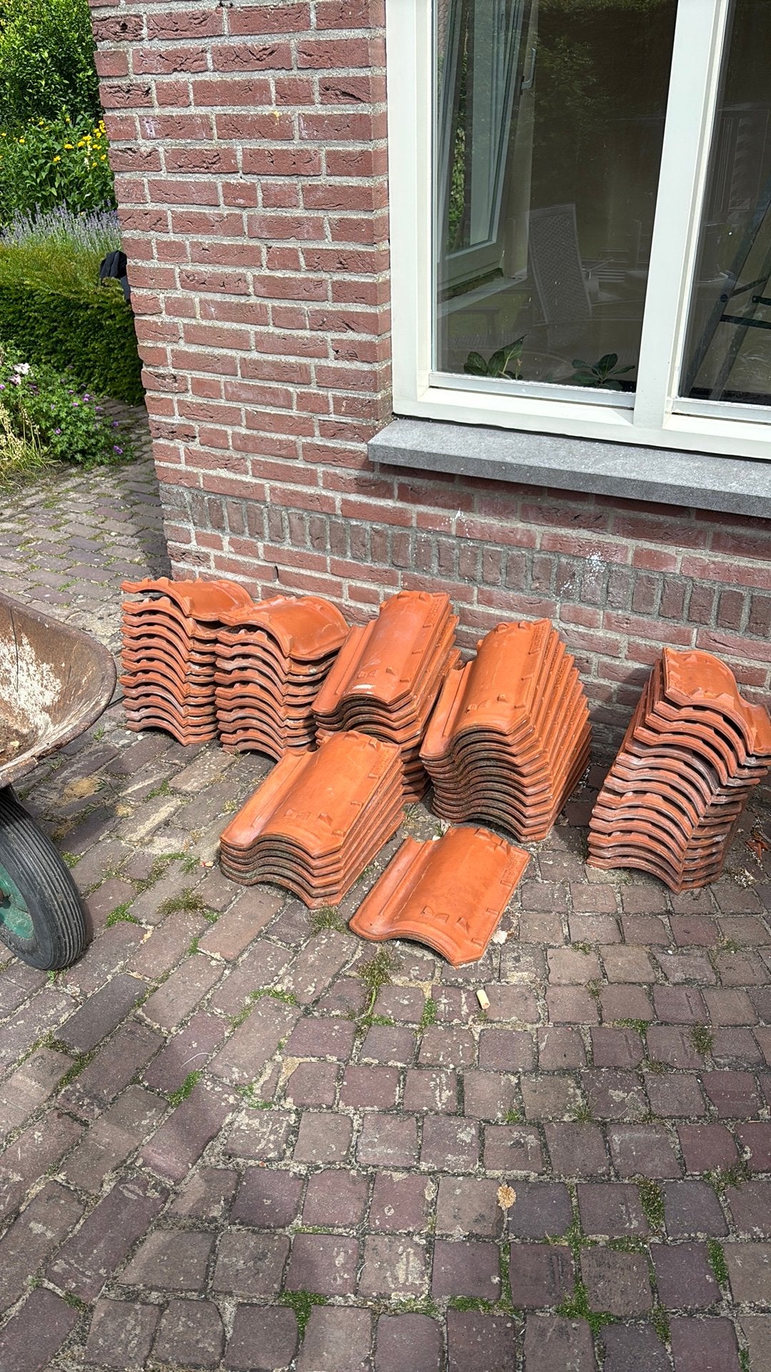 55 Belfeld keramische JD dakpannen - Gebruikt, Gebruikt, Steen of Klei, Dakpannen, Rood
