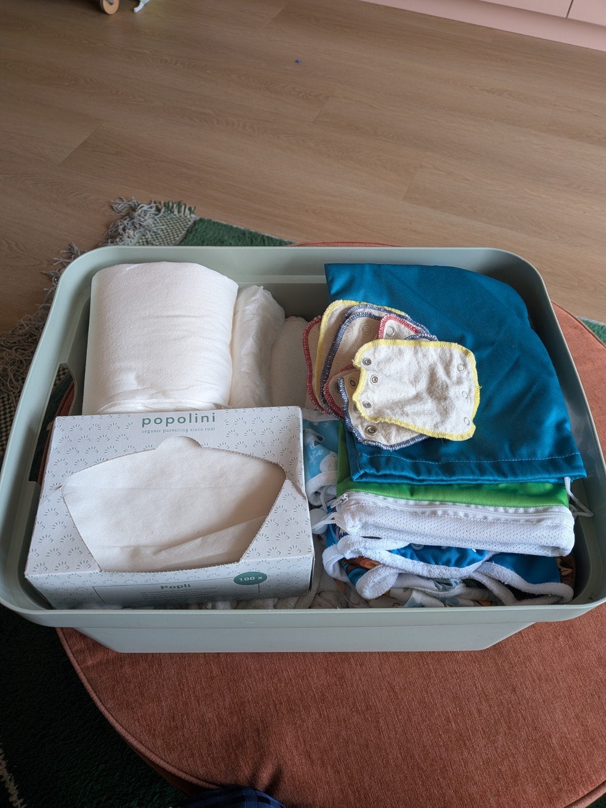 Groot pakket wasbare luiers: Tots Bots, Bamboolik, Popolini, Kinderen en Baby's, Kinderspulletjes, Ophalen of Verzenden, Gebruikt