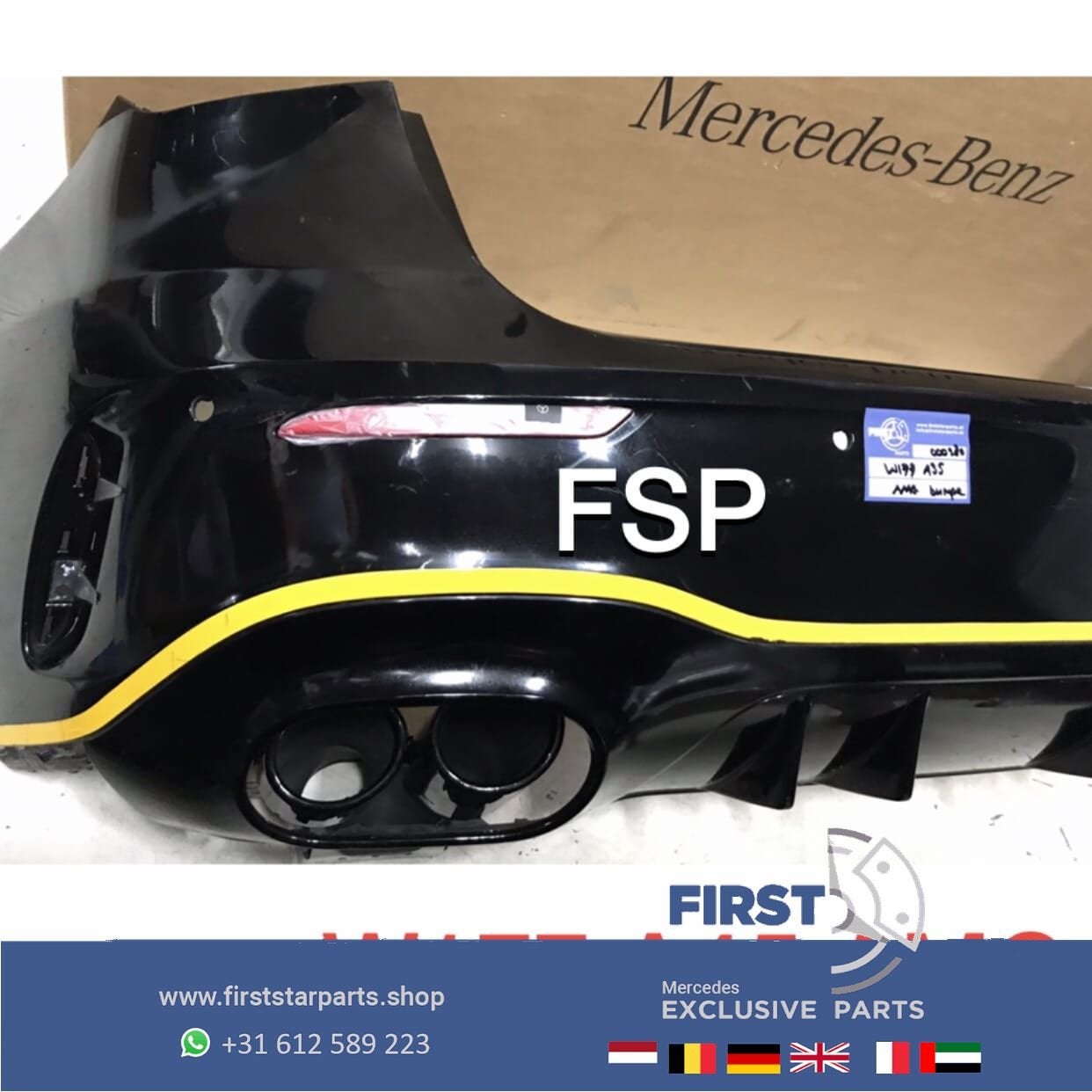 W177 A45s AMG EDITION 1 ACHTERBUMPER Mercedes A Klasse A45 Z, Auto-onderdelen, Gebruikt, -, Ophalen of Verzenden, Achter