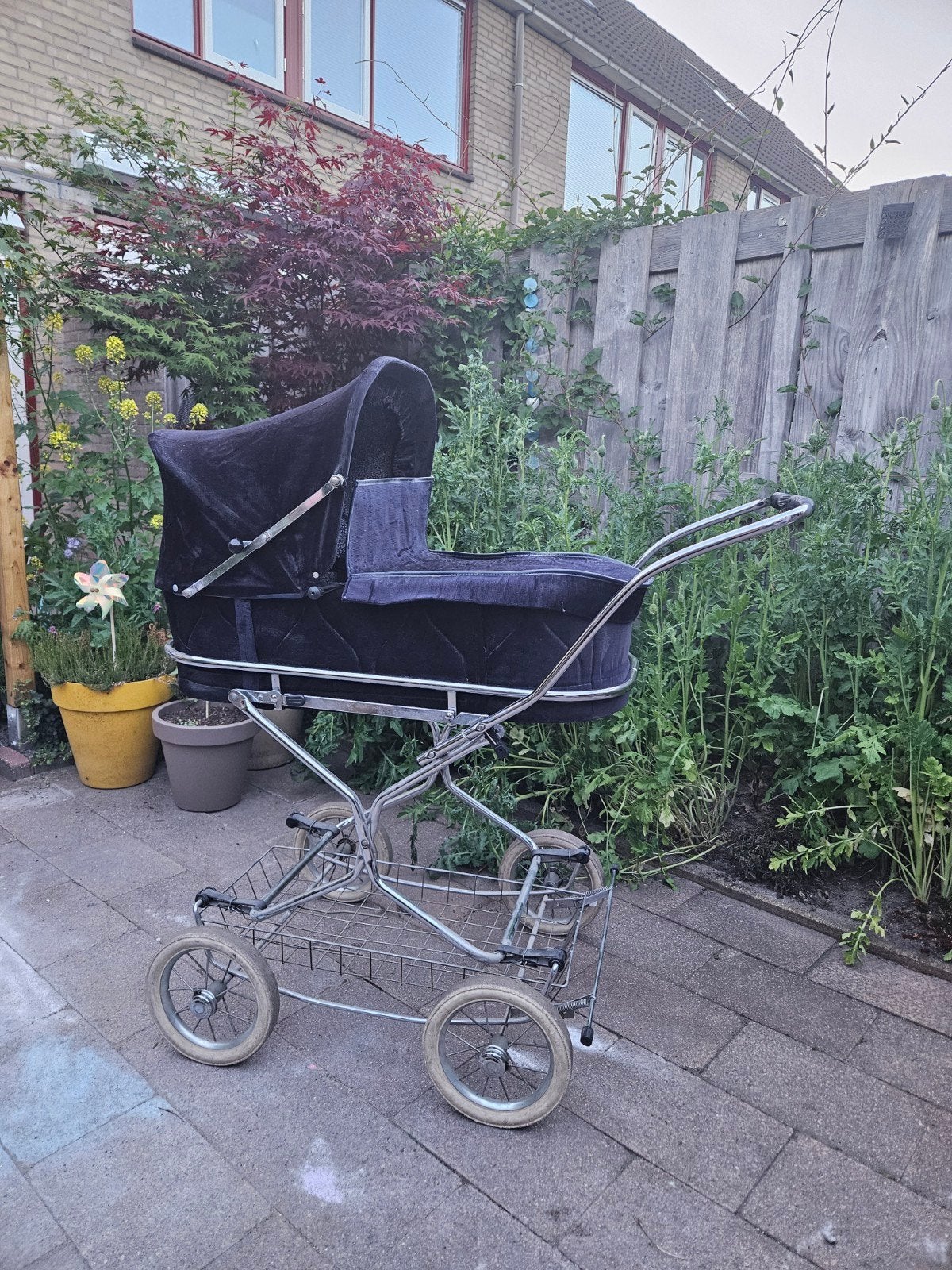 Wandelwagen kinderwagen retro vintage jaren 70, Kinderen en Baby's, Kinderwagens en Combinaties, Gebruikt, Combiwagen, Overige merken