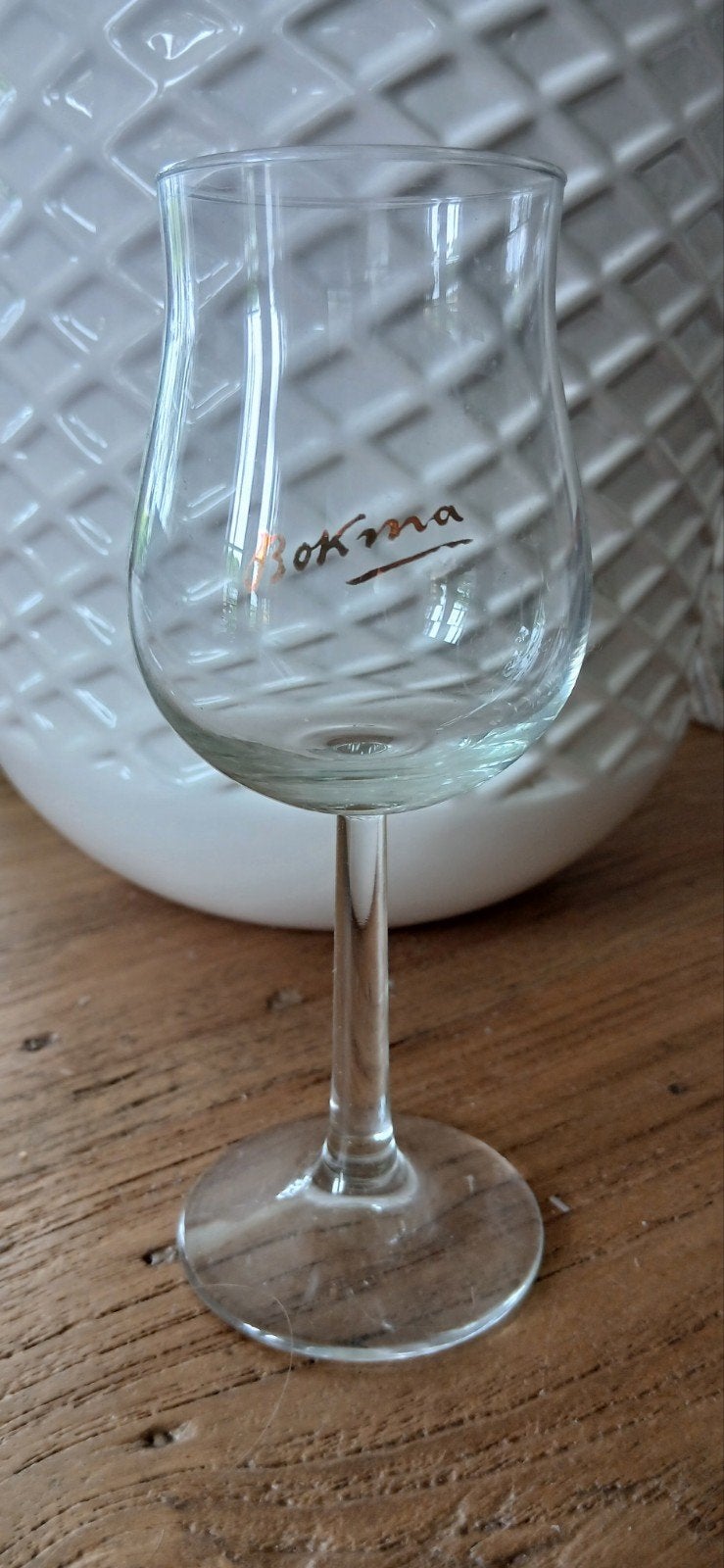 Bokma Jenever Glaasjes - Set van 6, Ophalen of Verzenden, Zo goed als nieuw, Overige merken, Glas