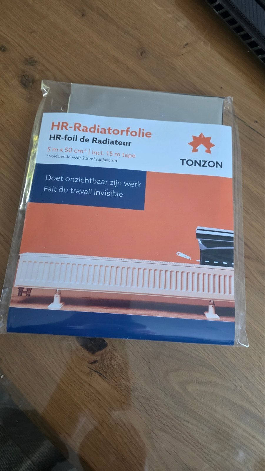 HR-Radiatorfolie - 5m x 50cm - Energiebesparend, Doe-het-zelf en Verbouw, Minder dan 30 cm, Hoog rendement (Hr), Overige typen