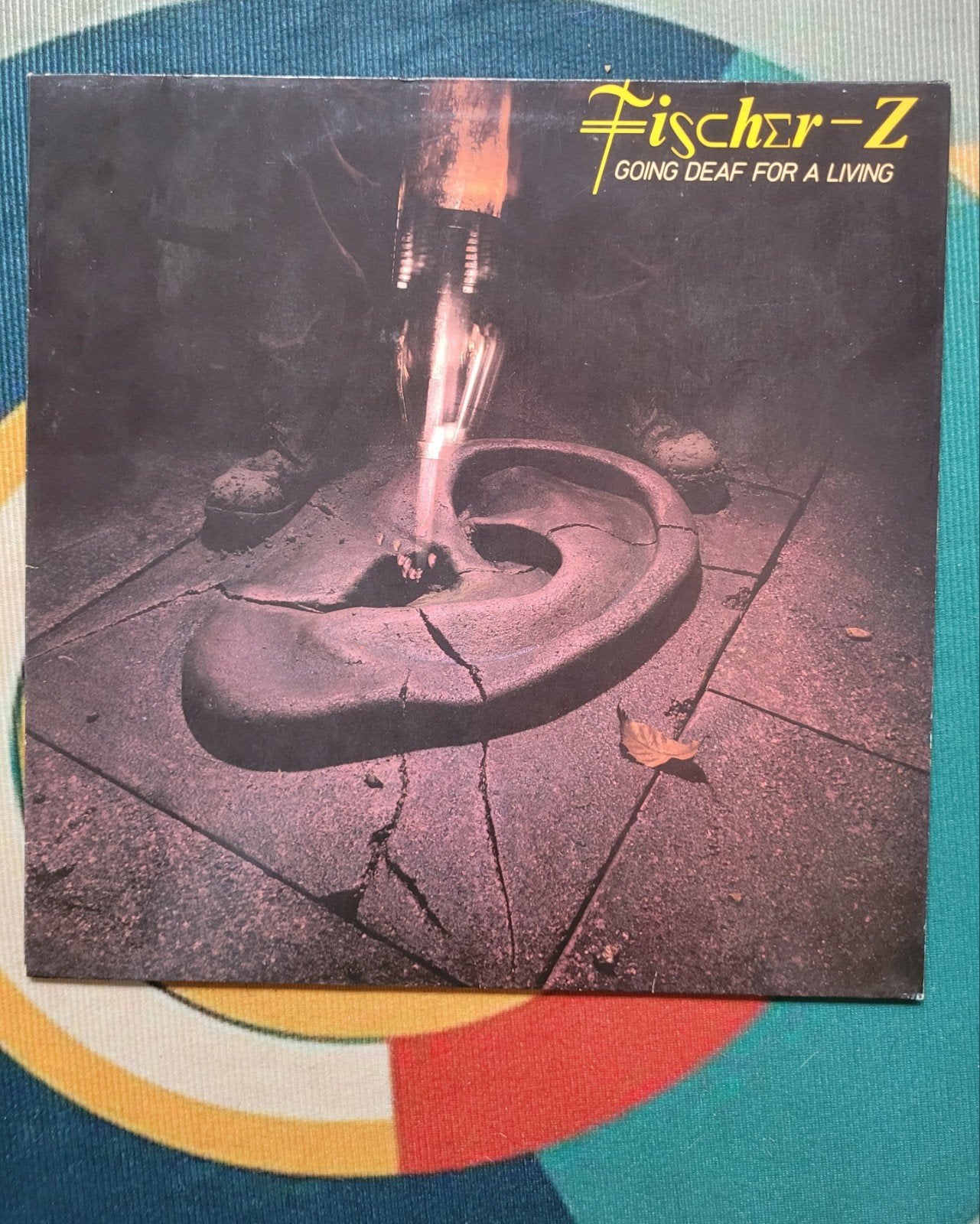 Fischer-Z - Going Deaf For A Living LP (1980), LP, Gebruikt, Ophalen of Verzenden, 12 inch