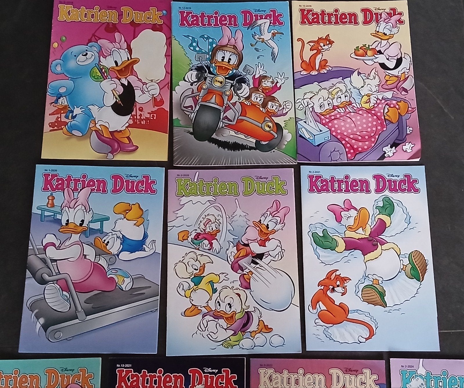 10 x Katrien Duck tijdschrift, Boeken, Meerdere stripboeken, Ophalen, Gelezen