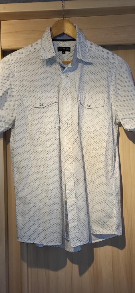 Overhemd  M, Kleding | Heren, Overhemden, Charles Vögele, Wit, Gedragen, Halswijdte 39/40 (M)