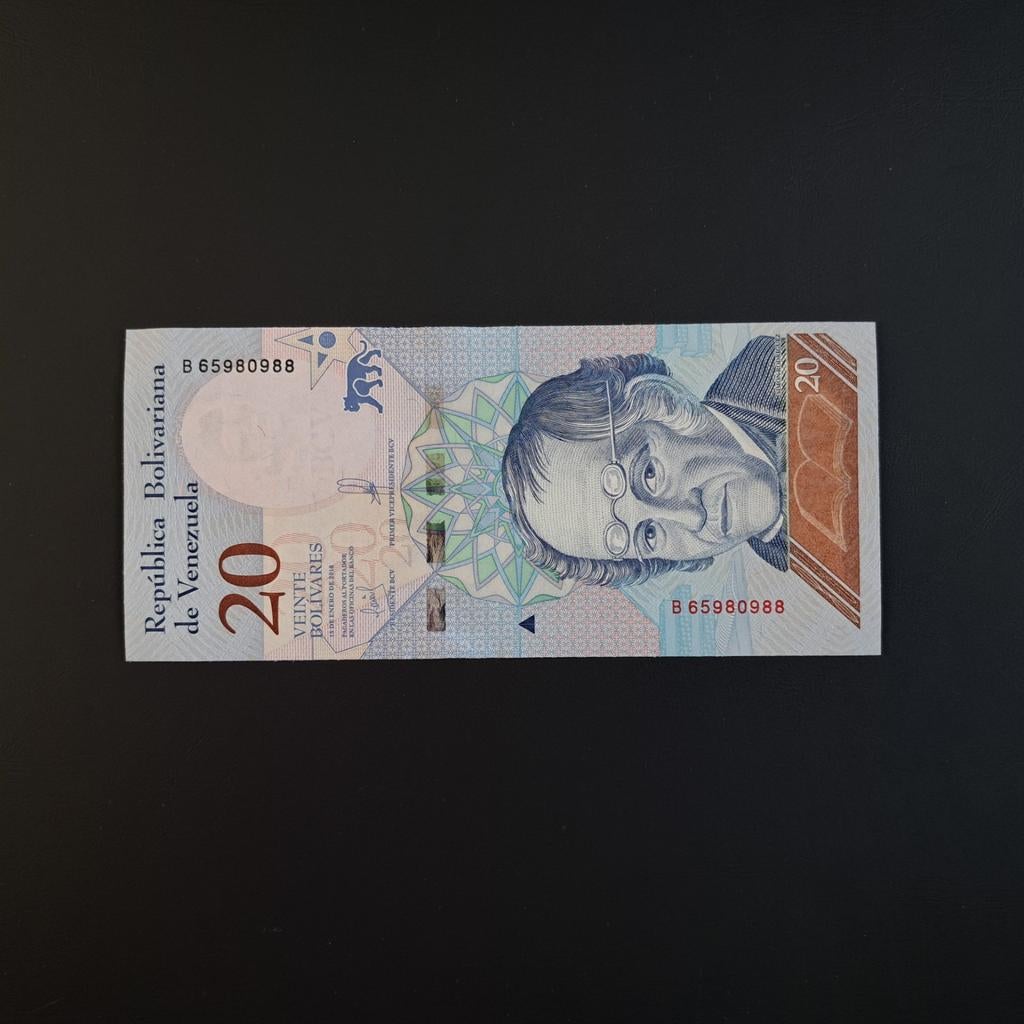 20 bolivar Venezuela #034, Postzegels en Munten, Bankbiljetten | Amerika, Verzenden, Zuid-Amerika, Los biljet