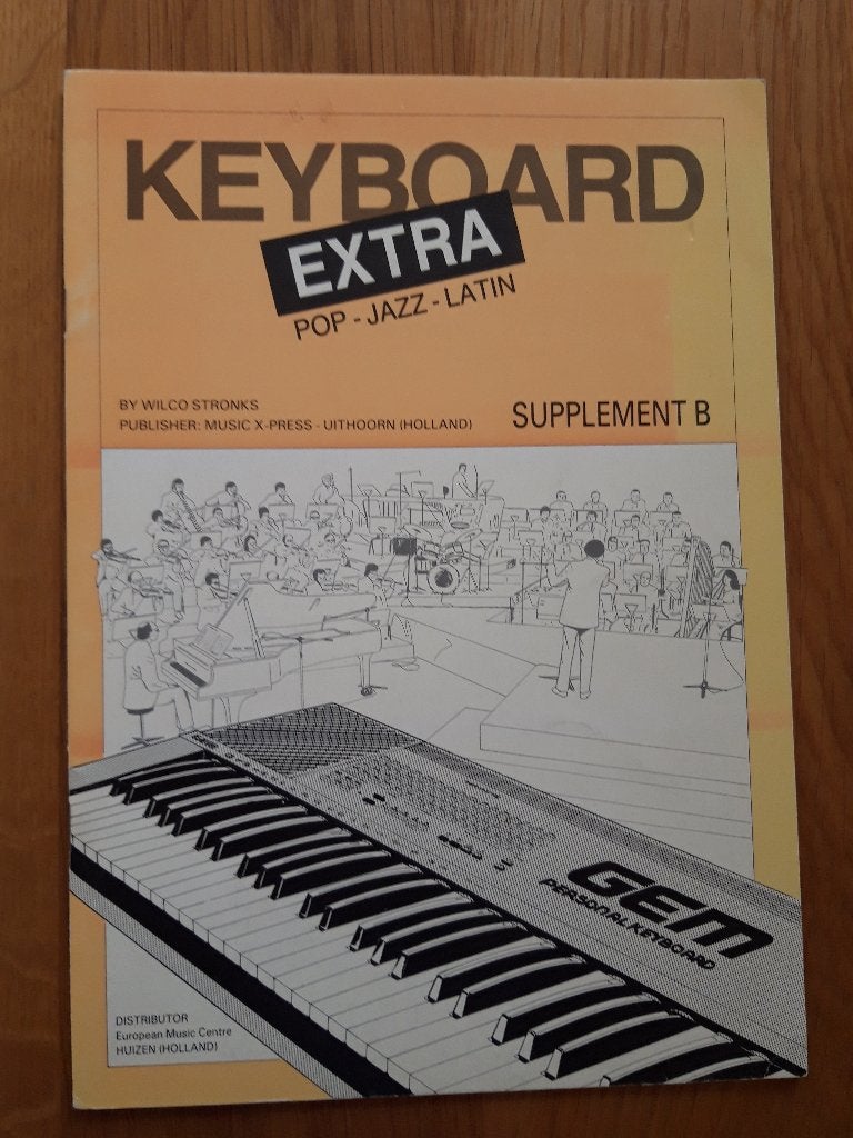 Keyboard Extra pop-jazz-latin suppl. B door Wilco Stronks, Gebruikt, Ophalen of Verzenden, Thema, Keyboard