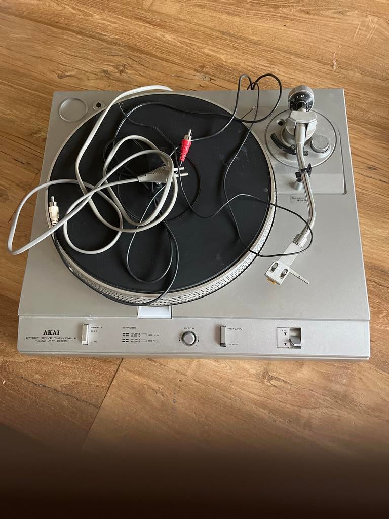 Akai AP-D33 Direct Drive Platenspeler - Vintage Geluid, Gebruikt, Pitch-regelaar, Ophalen of Verzenden, Platenspeler