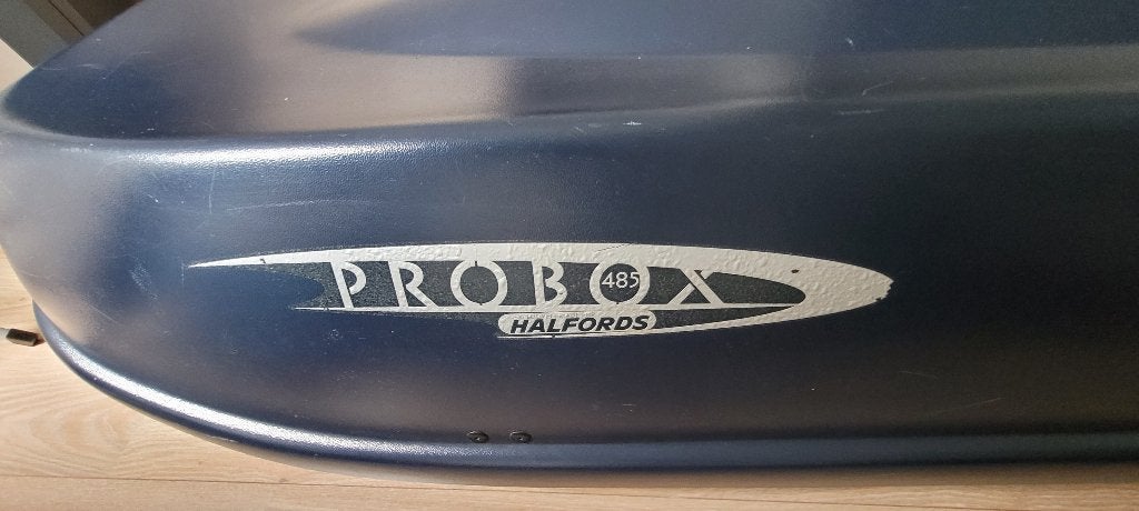 Dakkoffer Hapro 485 donkerblauw., Auto diversen, Dakkoffers, Ophalen, Gebruikt