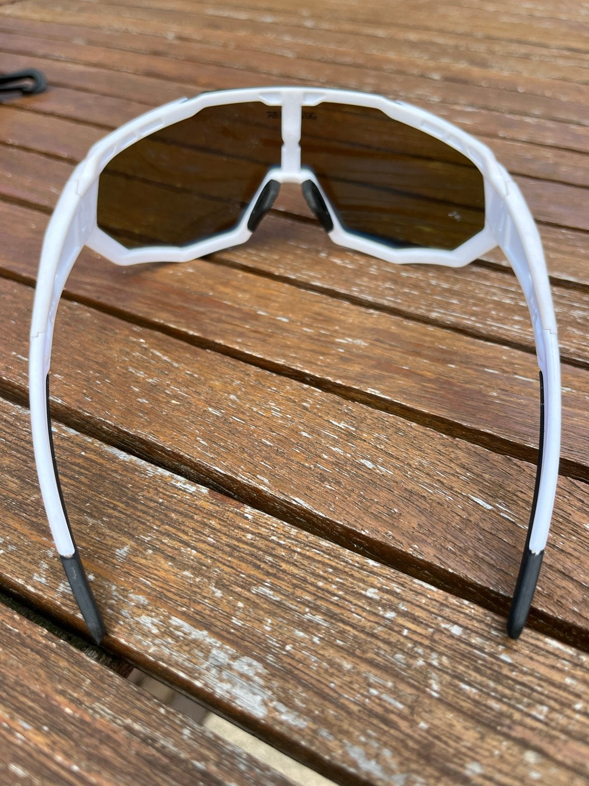 Queshark Sport Zonnebril met Verwisselbare Lenzen, Overige merken, Zonnebril, Wit, Ophalen of Verzenden