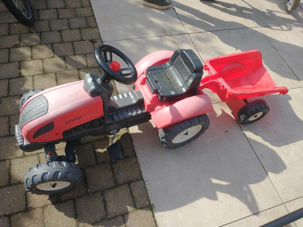 Tractor, Kinderen en Baby's, Speelgoed | Buiten | Voertuigen en Loopfietsen, Ophalen, Gebruikt