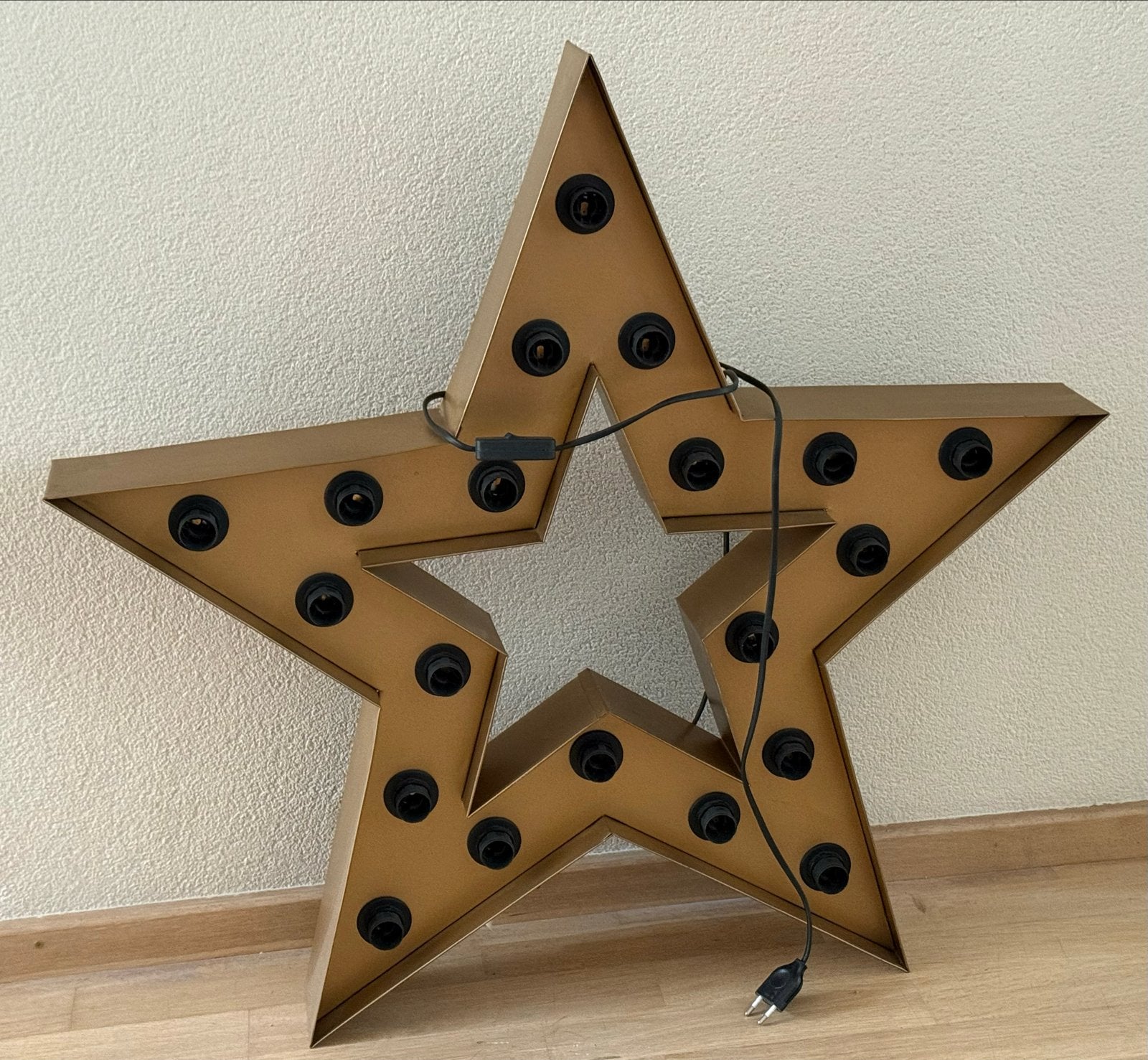 Sissy Boy Sterlamp - 80cm - Zo goed als nieuw, Overige merken, E14 (klein), Zo goed als nieuw, Goud