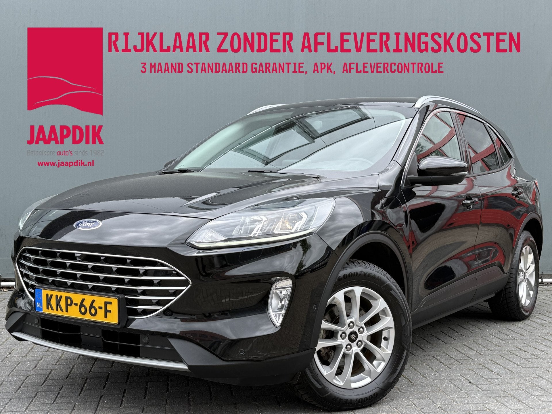 Ford Kuga BWJ 2022 2.5 PHEV 225 PK Titanium FULL LED | ADAPT, Auto's, Ford, Lichtsensor, Gebruikt, 4 cilinders, Met garantie (alle)
