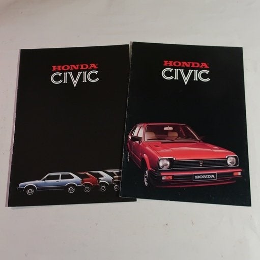 Honda Civic 1982 documentatie brochure folder SET PRIJS, Ophalen of Verzenden, Zo goed als nieuw, Honda